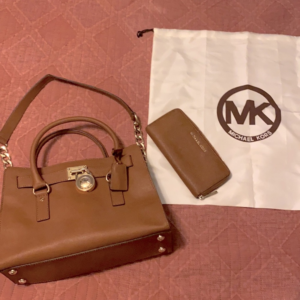 Michael Kors purse and wallet